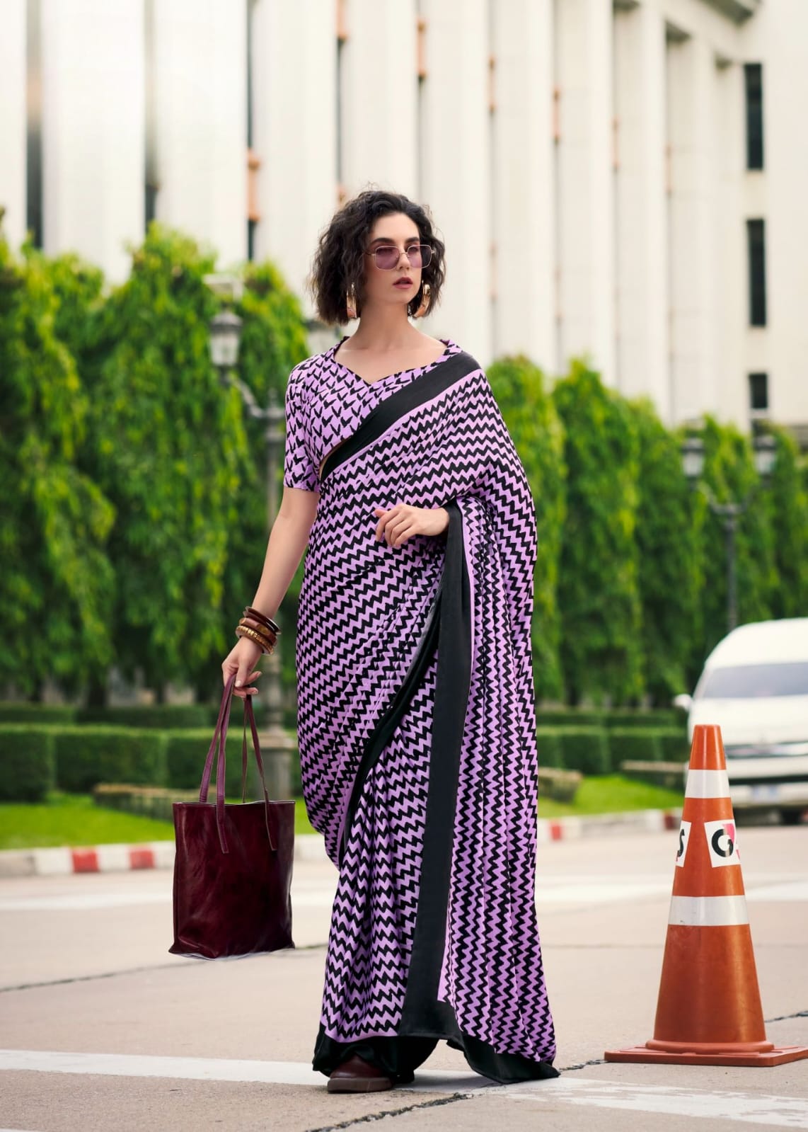 Japan Crape Satin With Printed